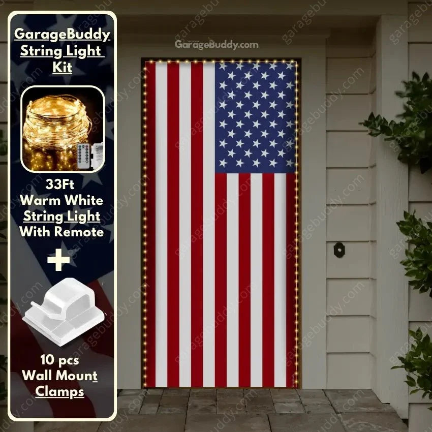 American Patriotic Front Door Covers