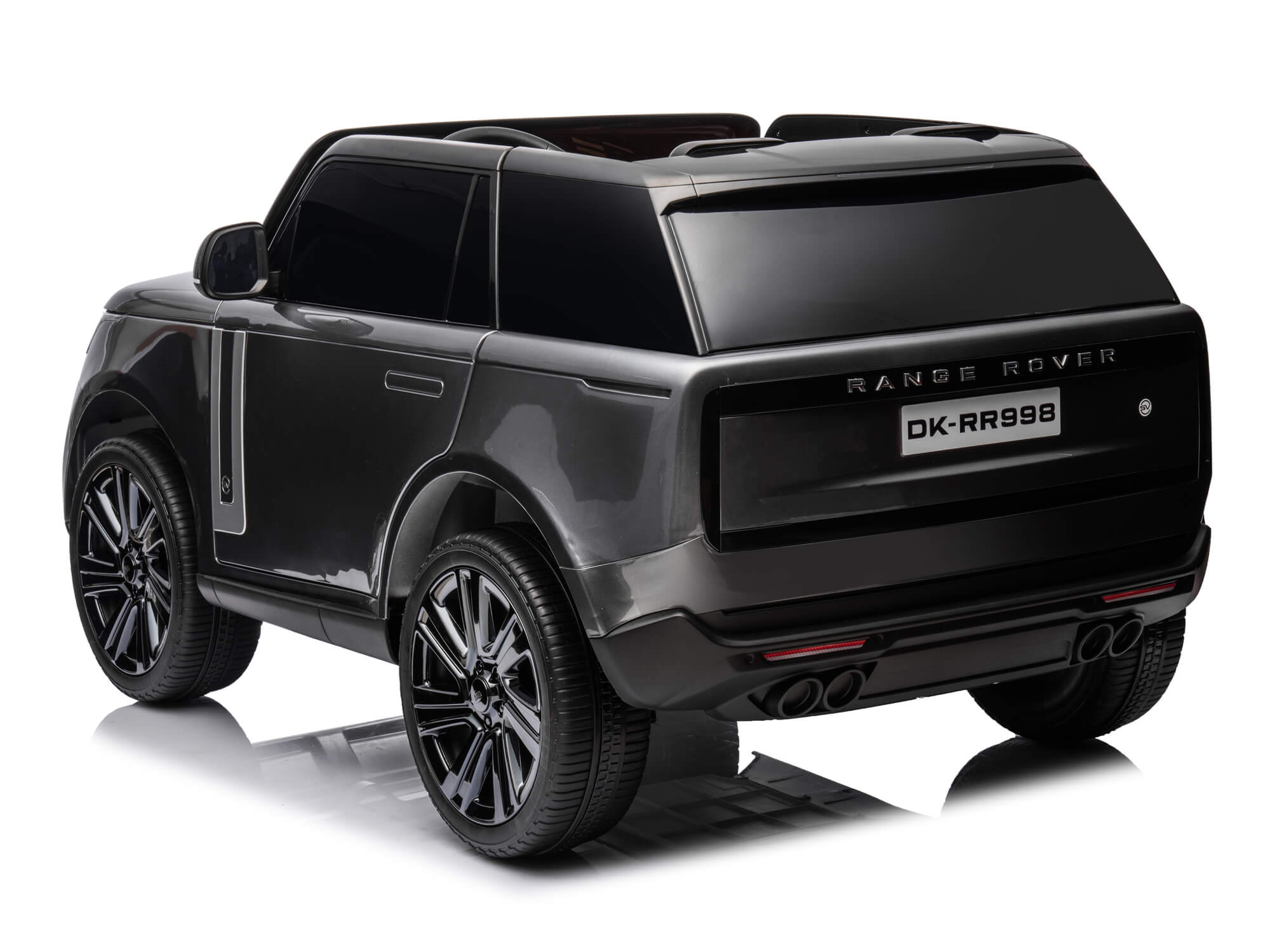 24V Land Rover Kids Electric Ride On SUV with Remote Control - Gray