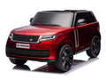 24V Land Rover Kids Electric Ride On SUV with Remote Control - Burgundy
