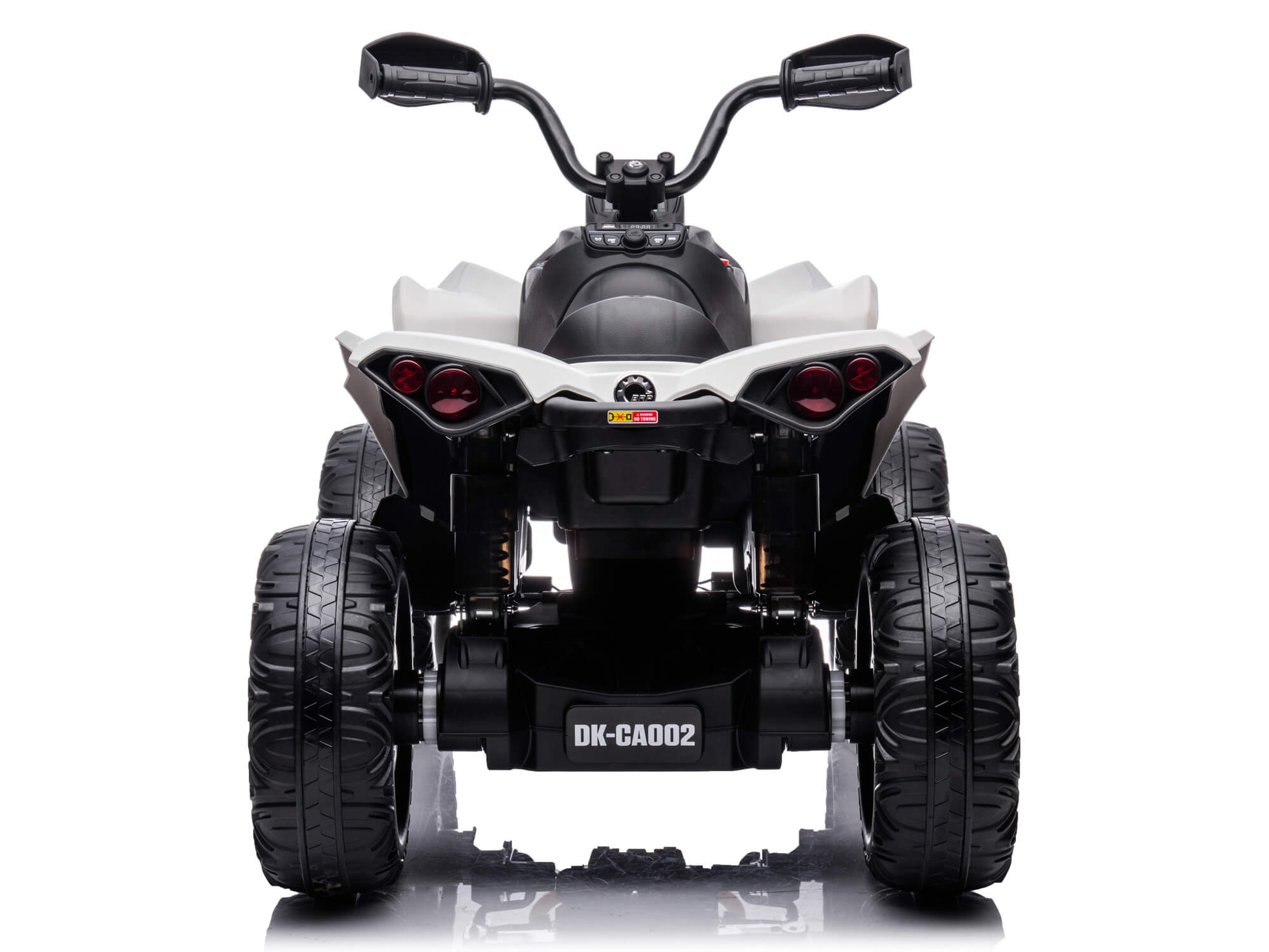 24V Can-Am Kids Renegade 4WD Ride-On Quad - White