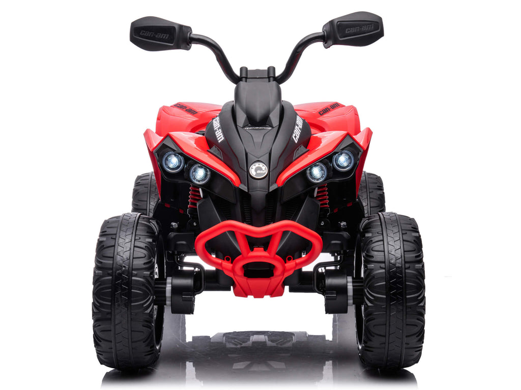 24V Can-Am Kids Renegade 4WD Ride-On Quad - Red