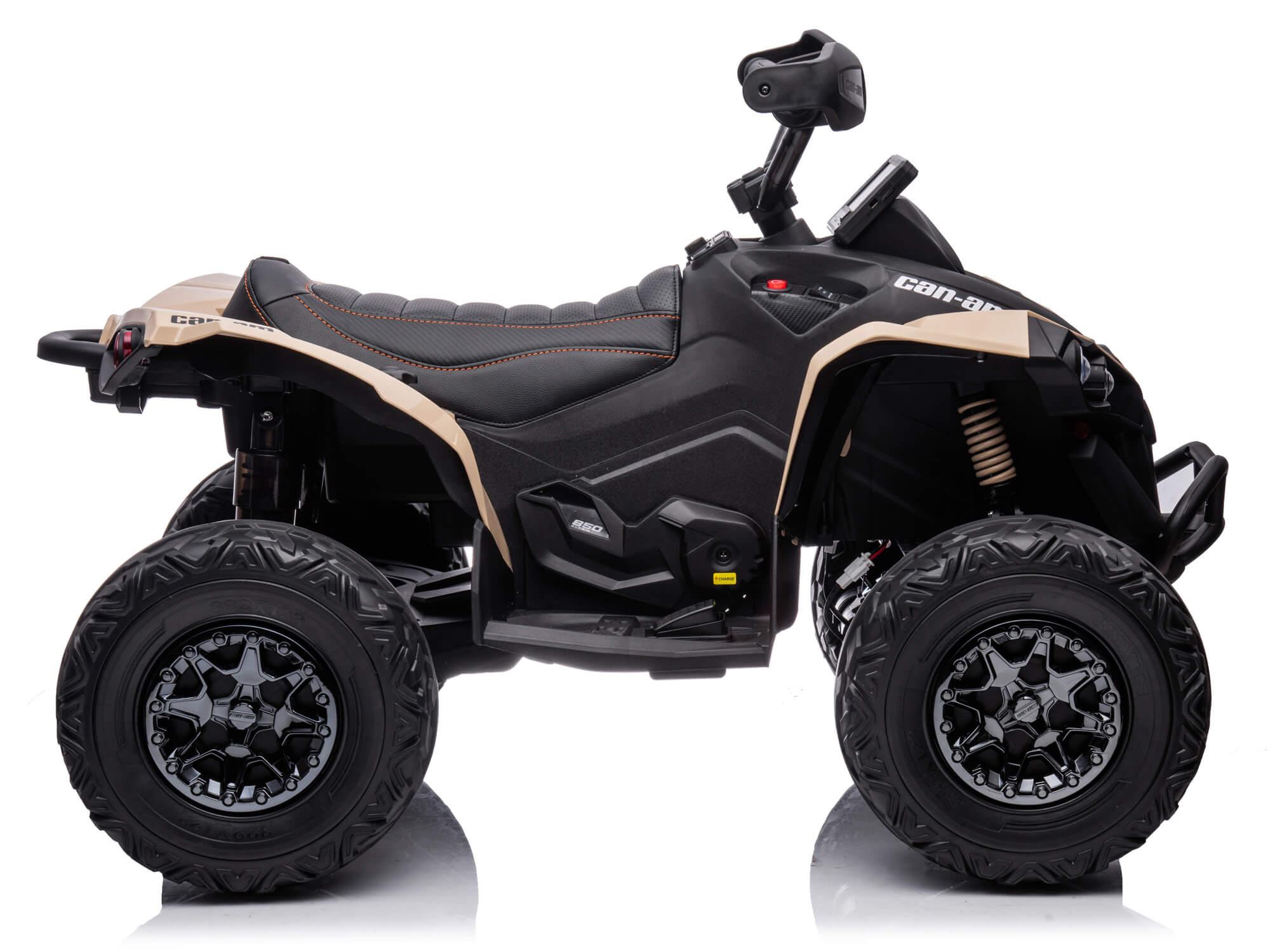 24V Can-Am Kids Renegade 4WD Ride-On Quad - Khaki