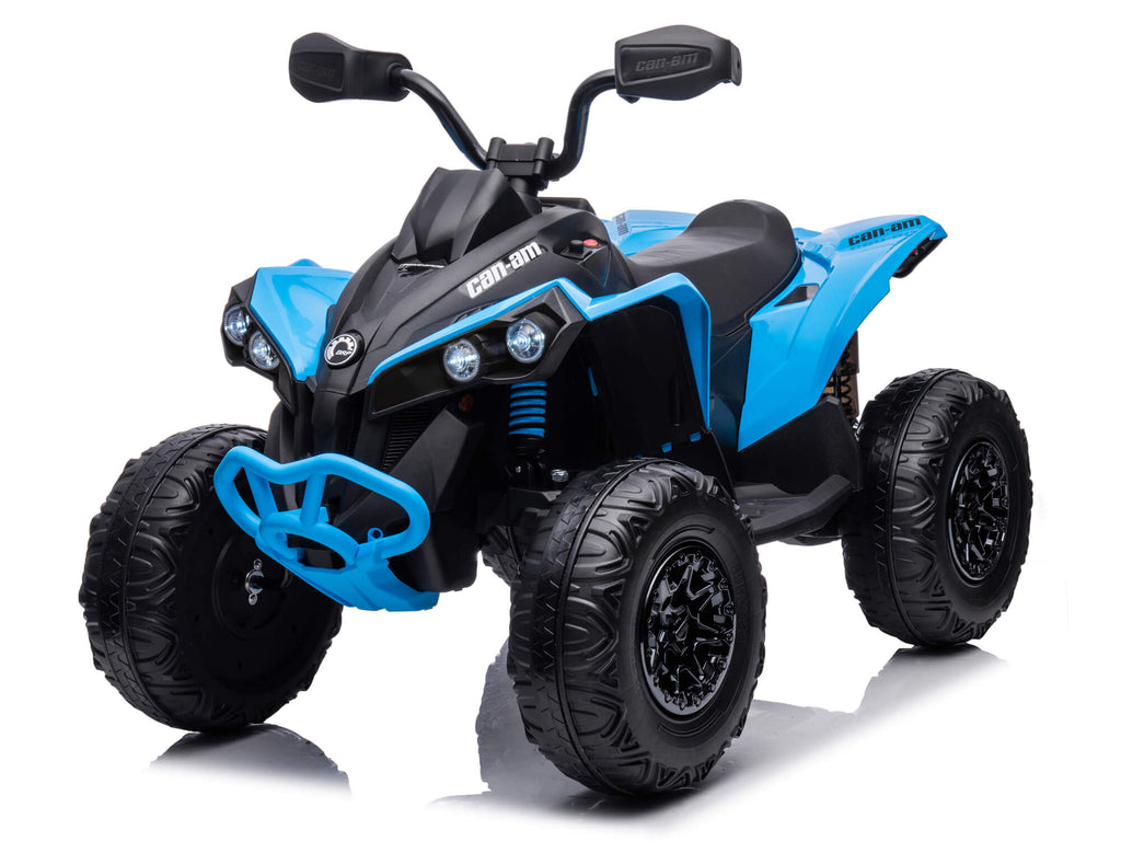 24V Can-Am Kids Renegade 4WD Ride-On Quad - Blue