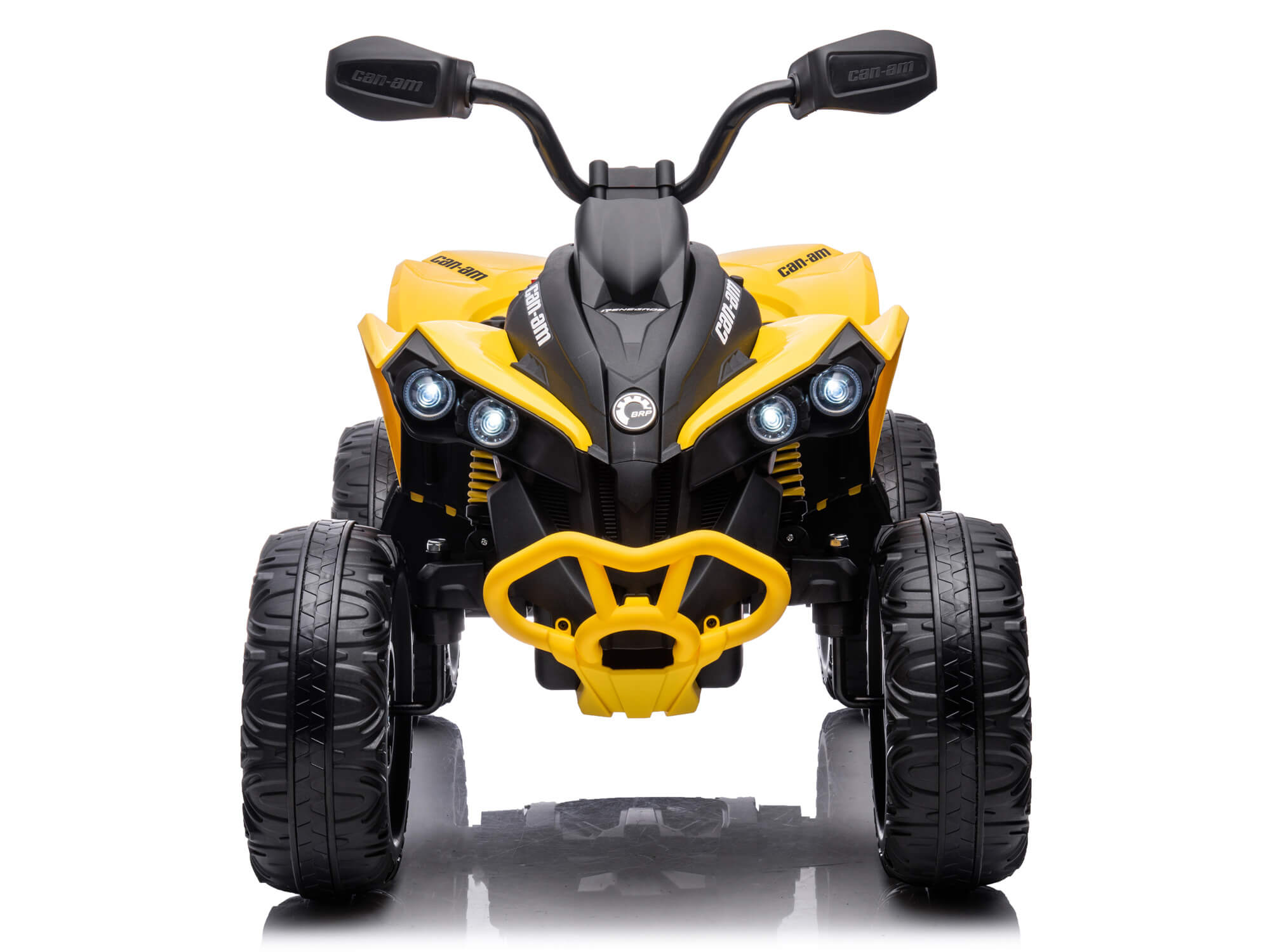 24V Can-Am Kids Renegade 4WD Ride-On Quad - Yellow