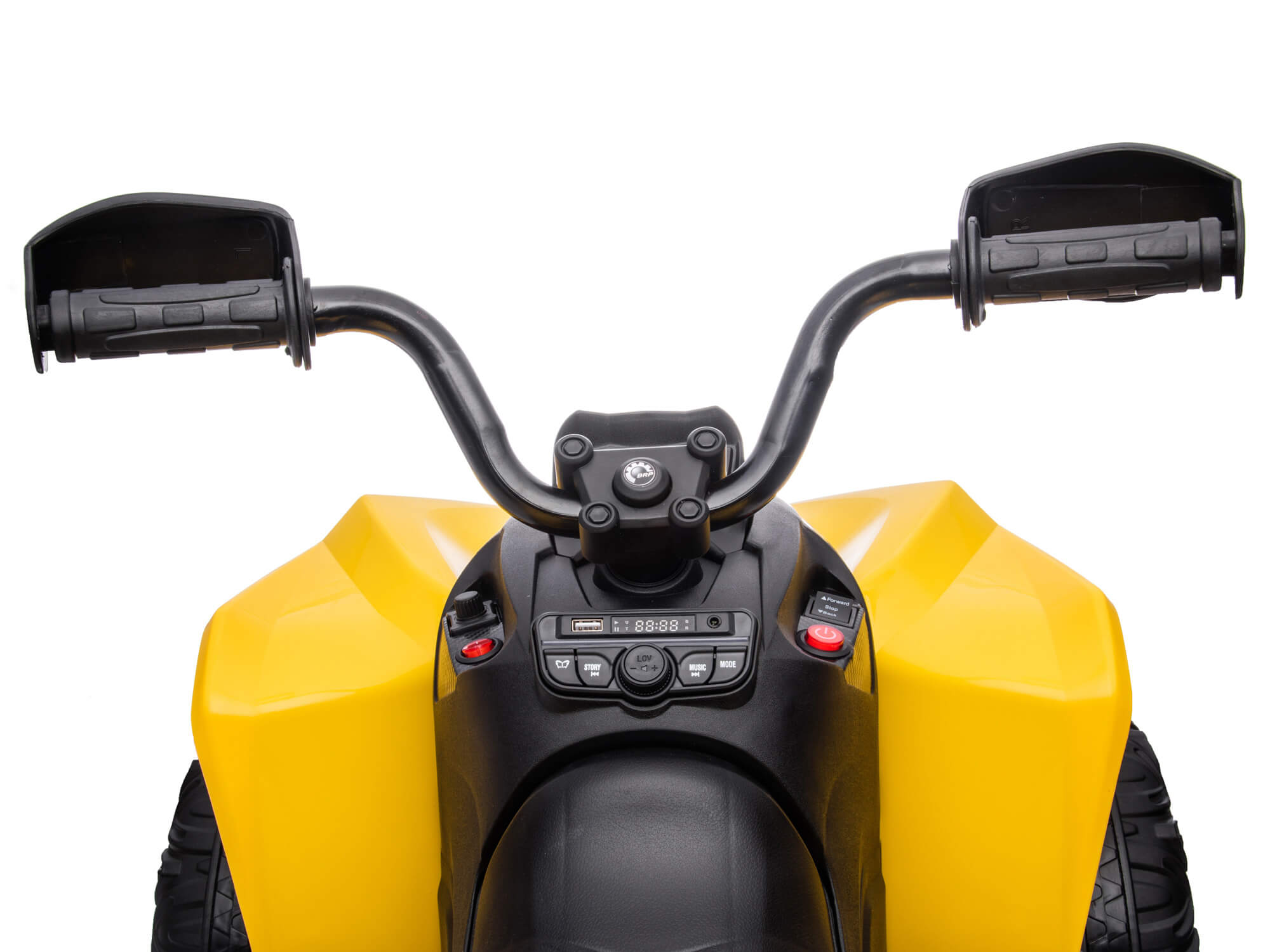 24V Can-Am Kids Renegade 4WD Ride-On Quad - Yellow