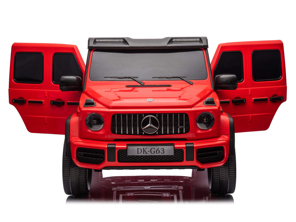 24V 2-Seater Mercedes-AMG G63 Kids Ride On SUV with Remote and Video Screen - Red