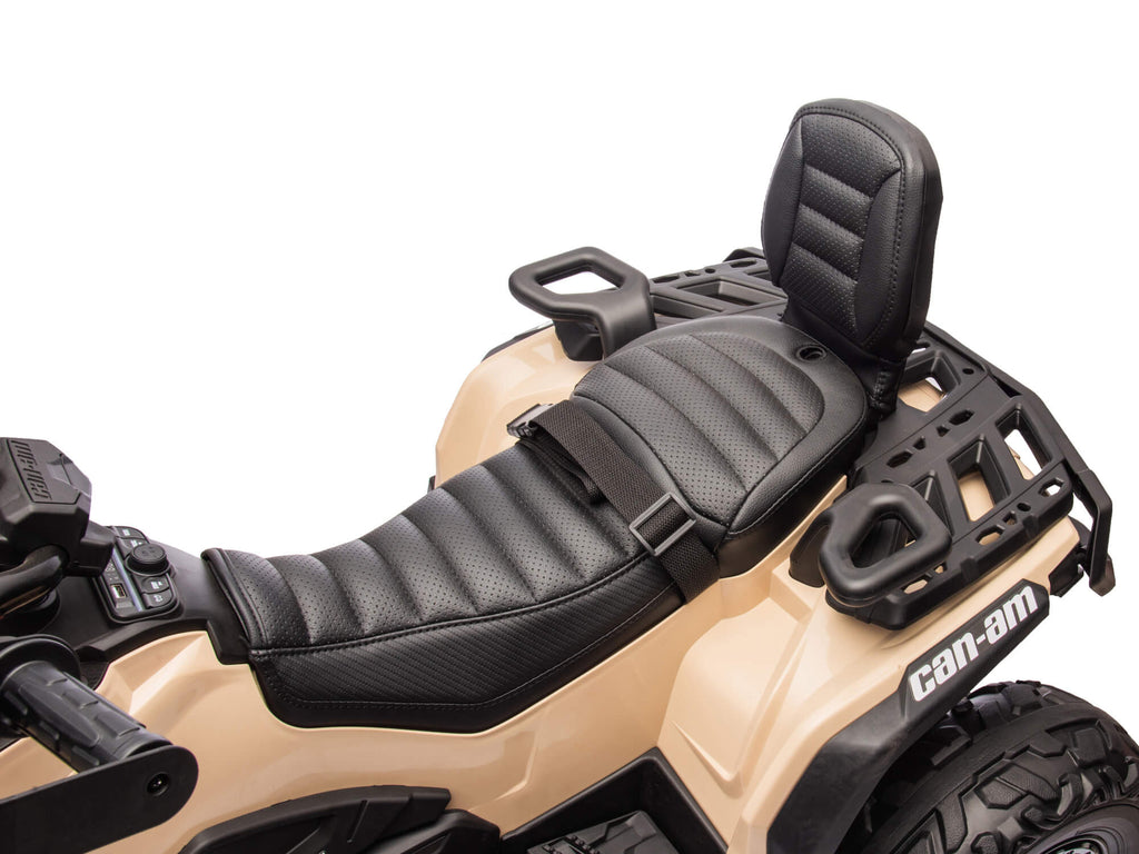 24V Can-Am Kids Outlander 4WD Ride-On ATV - Yellow
