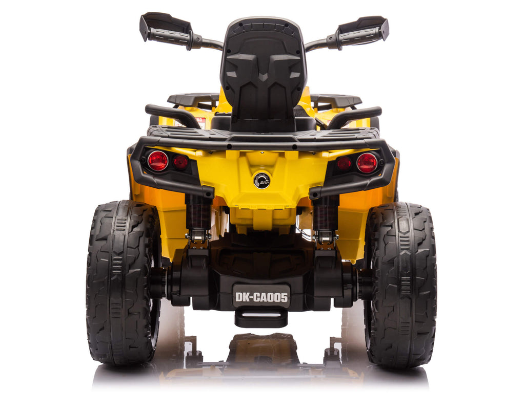 24V Can-Am Kids Outlander 4WD Ride-On ATV - Yellow