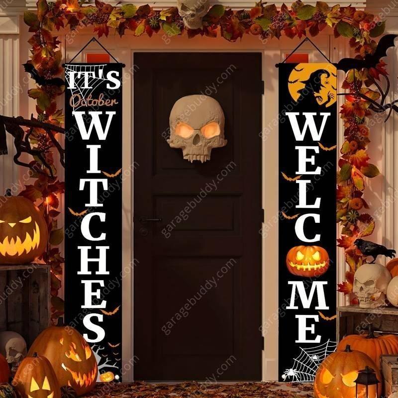 GarageBuddy Halloween Porch Signs