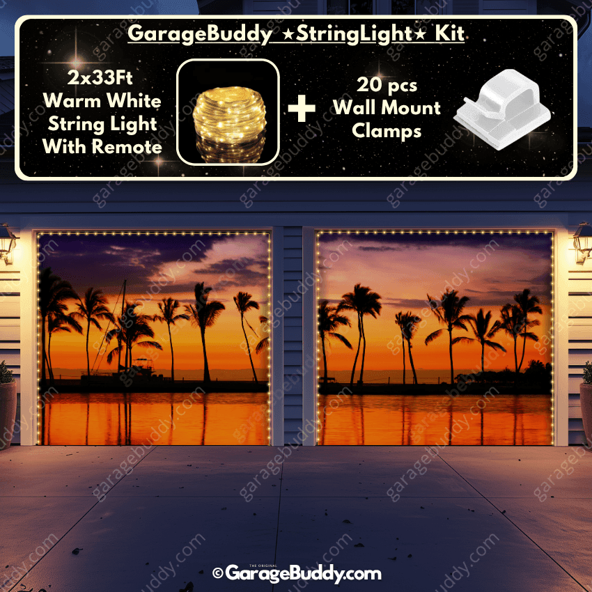 Beach Sunset | Nature Garage Door Cover