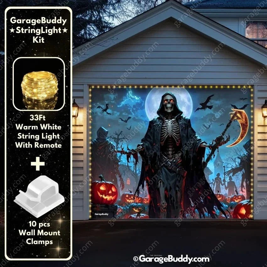 Cursed Night | Halloween Garage Door Cover