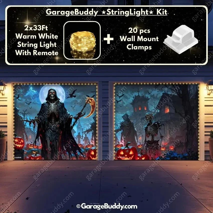 Cursed Night | Halloween Garage Door Cover