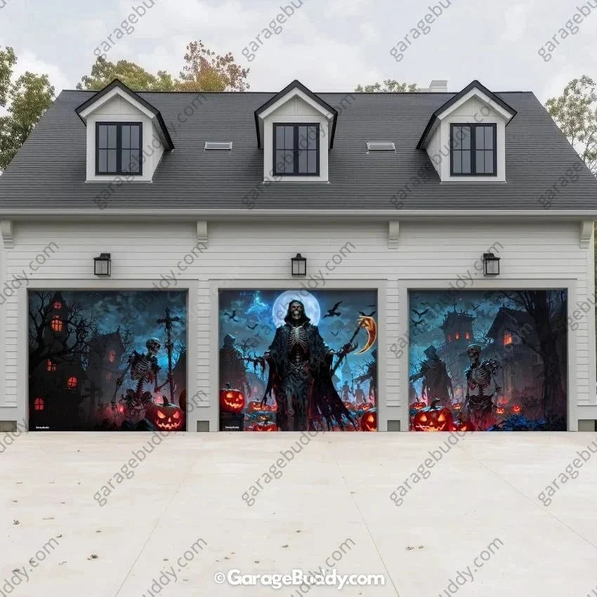 Cursed Night (Glow) | Halloween Garage Door Cover