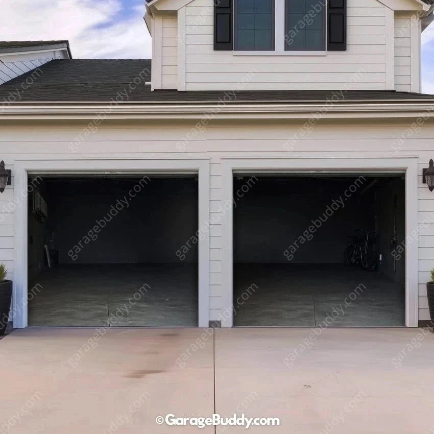 Empty Garage | Halloween Garage Door Cover