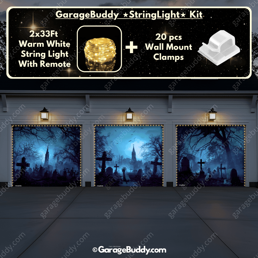 Grave Rising (Glow) | Halloween Garage Door Cover