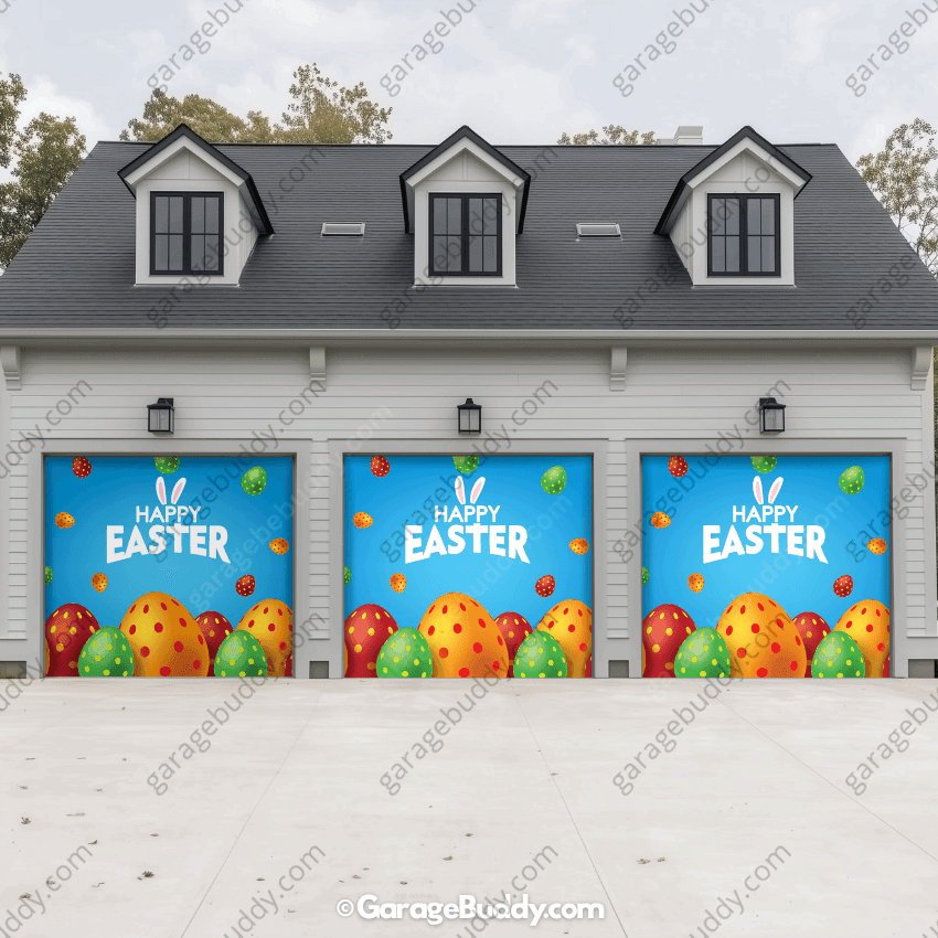 Happy Easter | Festive Garage Door Cover