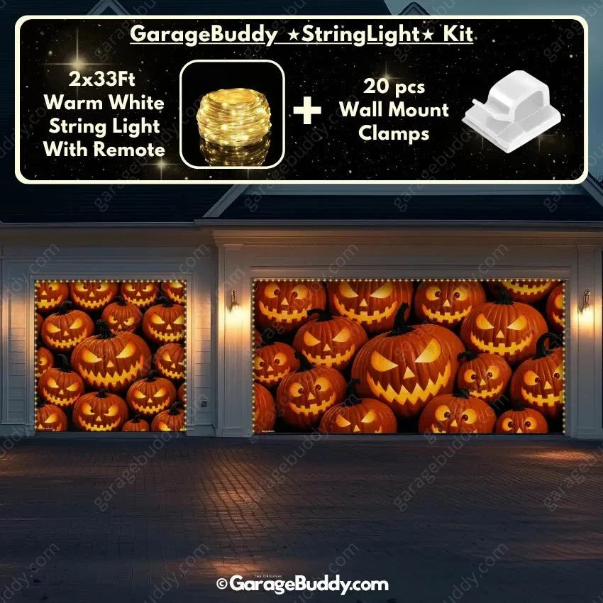 Pumpkin Parade | Halloween Garage Door Cover
