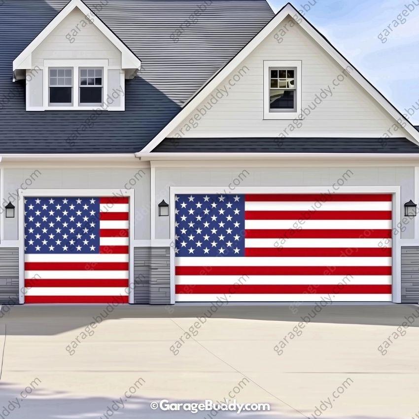 United States Of America Flag | Patriotic Garage Door Cover