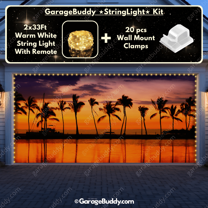 Beach Sunset | Nature Garage Door Cover