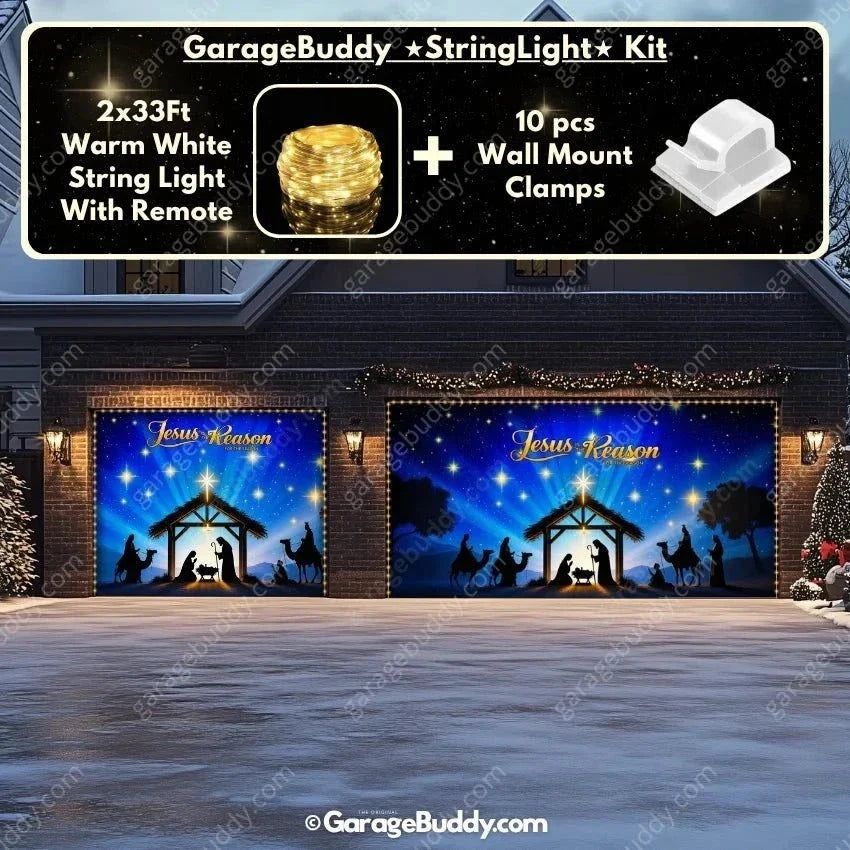 Jesus is the Reason (Glow) | Christmas Garage Door Cover