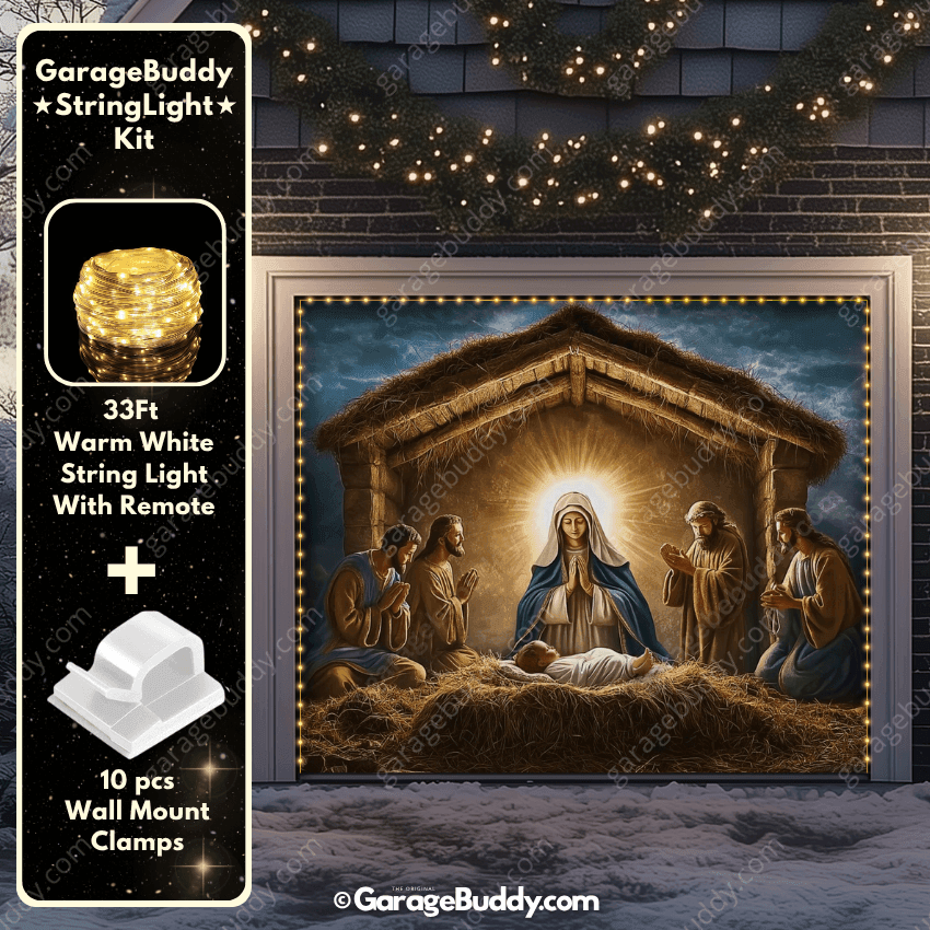 Nativity Scene | Christmas Garage Door Cover