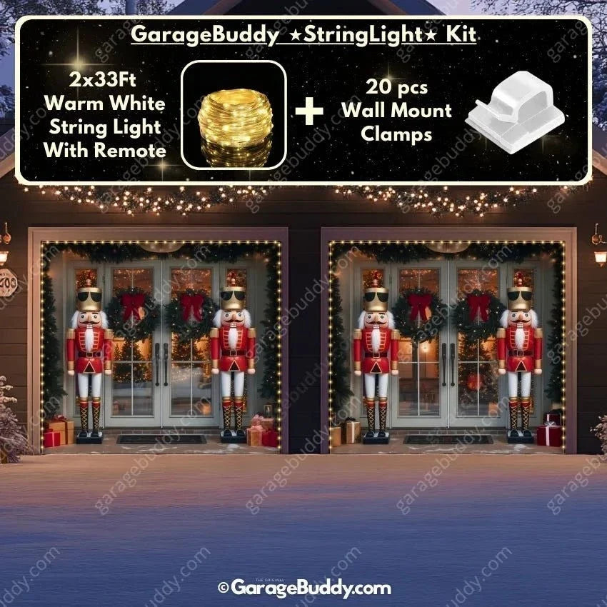 NutCracker Guards | Christmas Garage Door Cover