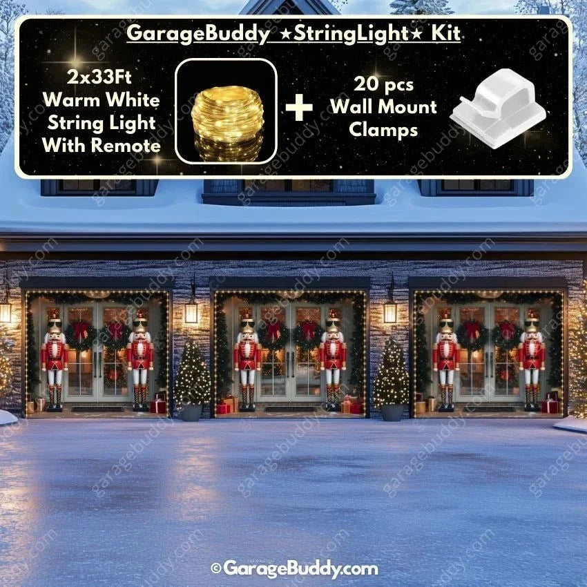 NutCracker Guards | Christmas Garage Door Cover