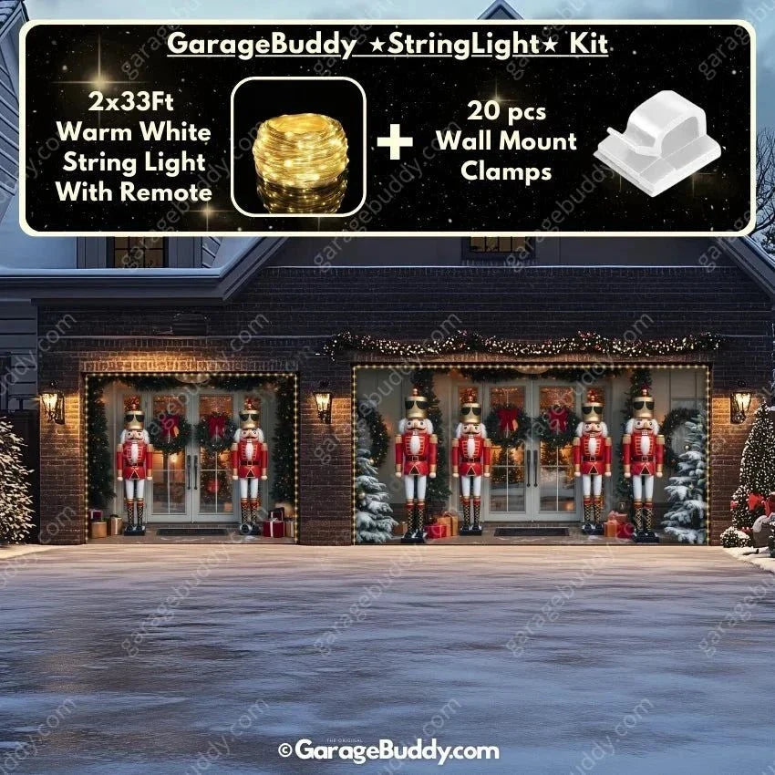 NutCracker Guards | Christmas Garage Door Cover