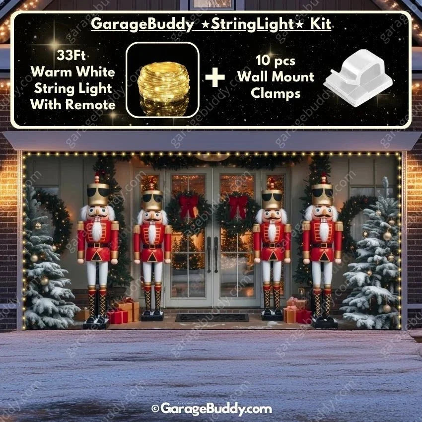 NutCracker Guards | Christmas Garage Door Cover