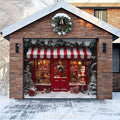 Santa's Toy Shop | Christmas Garage Door Cover
