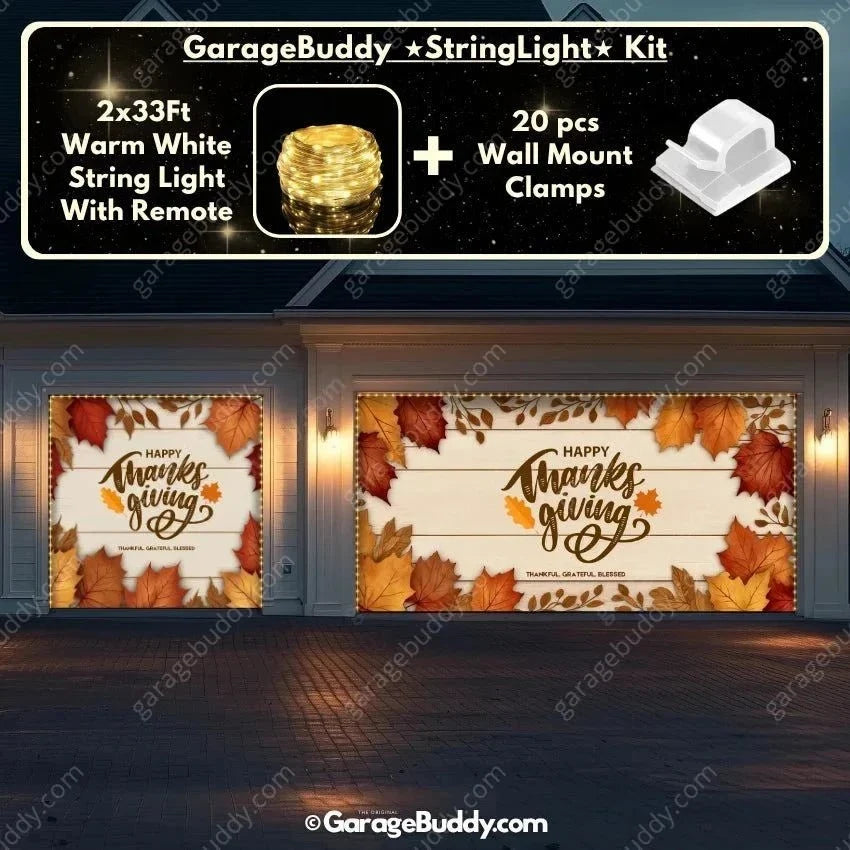 Happy Thanksgiving | Festive Garage Door Cover