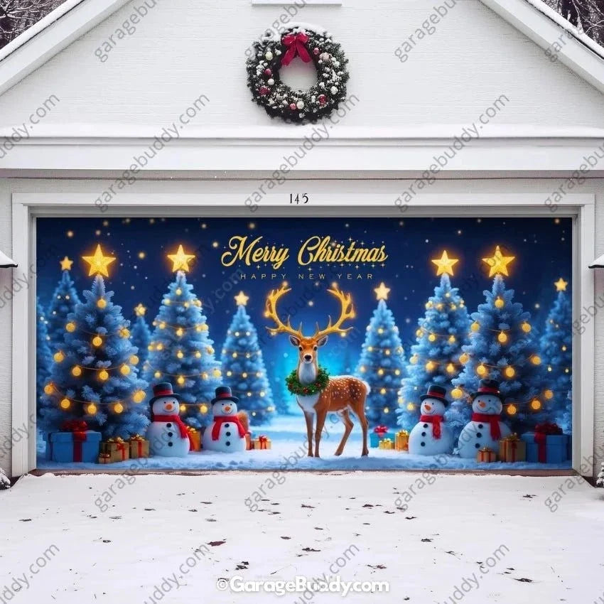 Winter Wonderland | Christmas Garage Door Cover