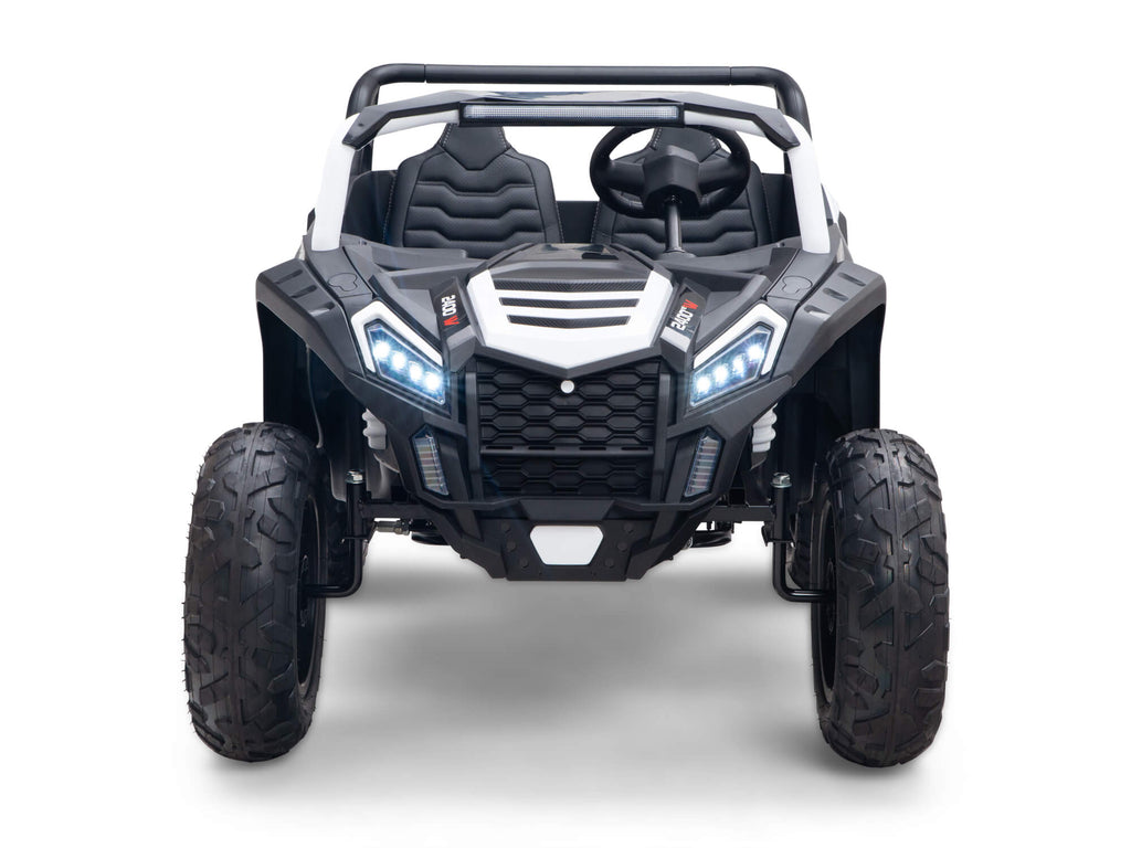 24V TREKCAR Rayder Ride-On Buggy - White