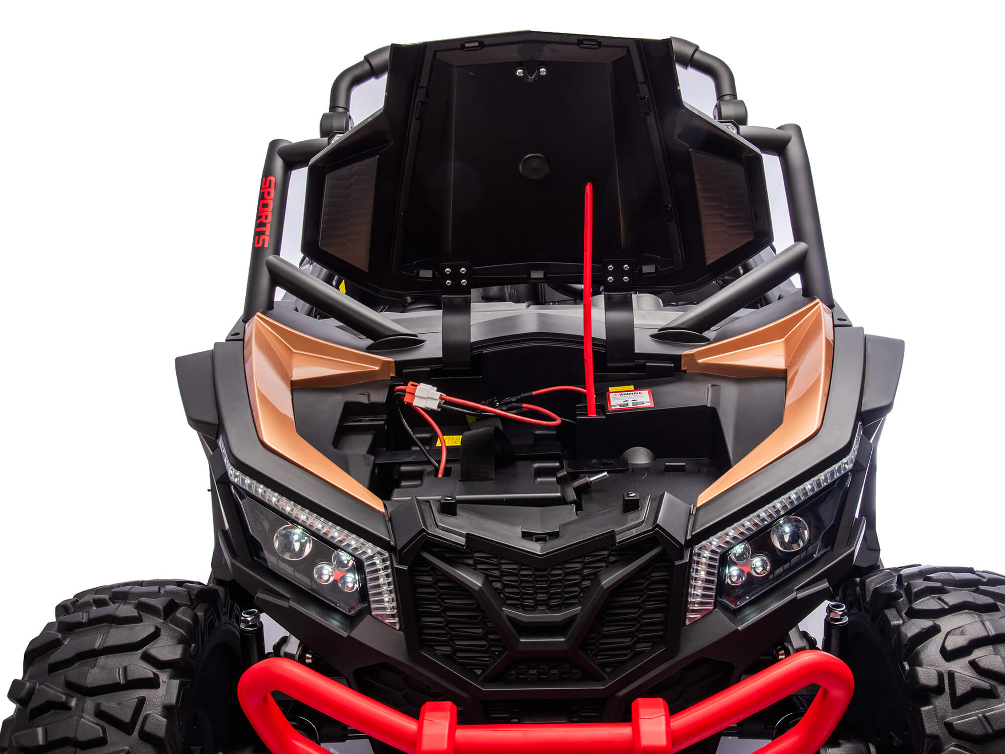 24V Ridington MAX-R All Terrain Ride-On Buggy with Remote - Black