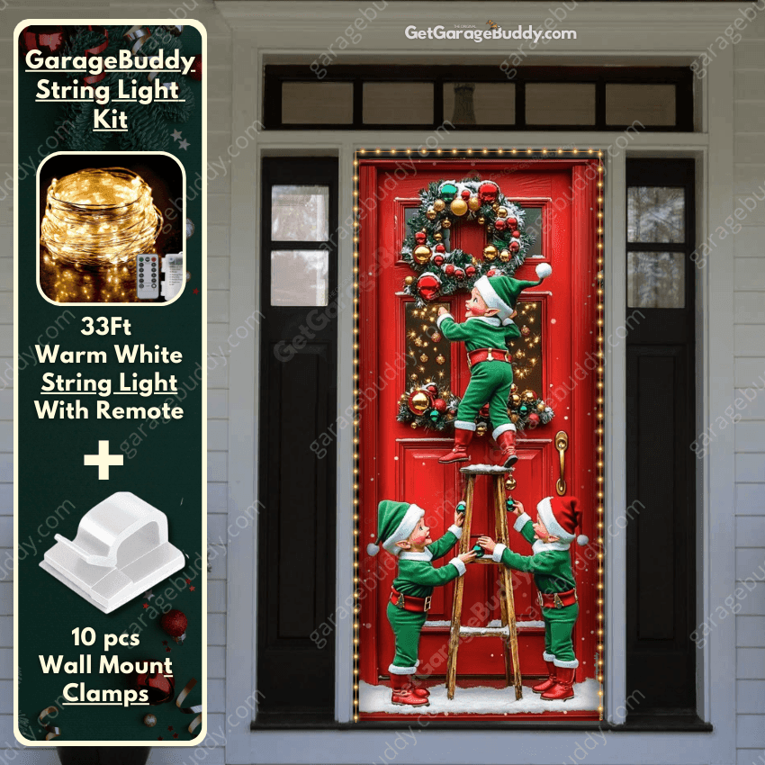 GarageBuddy | Christmas Front Door Covers