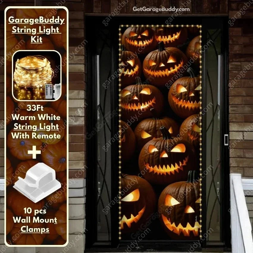 GarageBuddy Halloween Front Door Covers