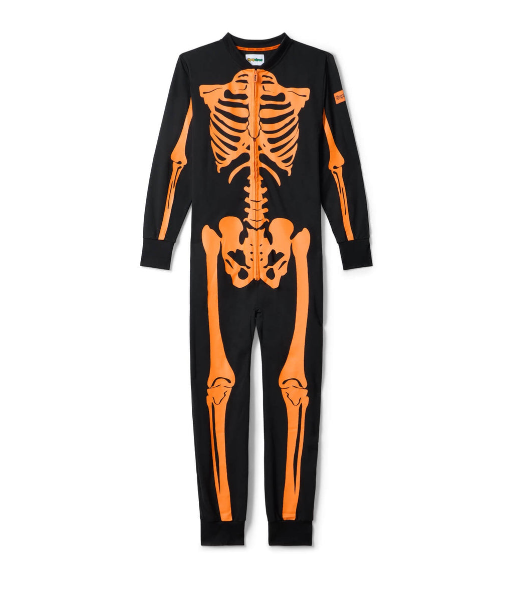 Women's Pumpkin Head Skeleton Costume