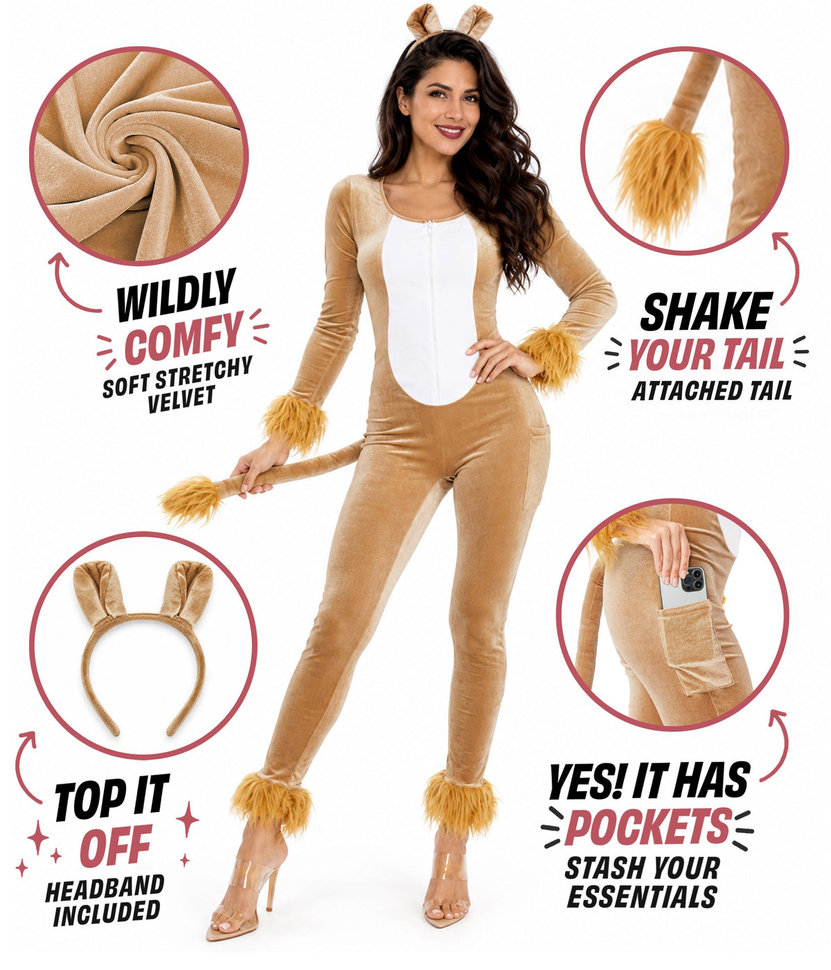 Lion Bodysuit Costume