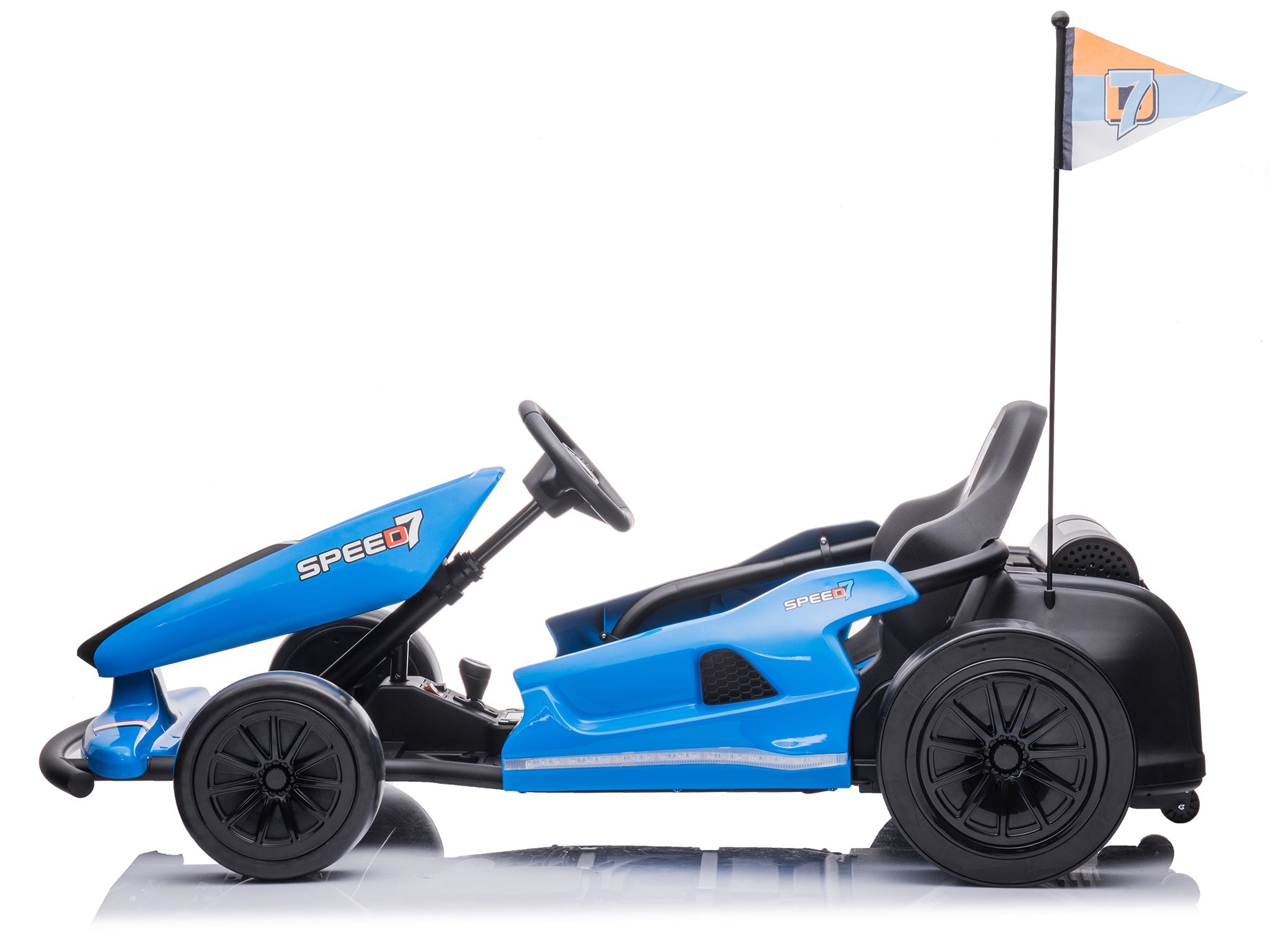 24V TREKCAR Kids Electric Go-Kart with DRIFT Function - Blue