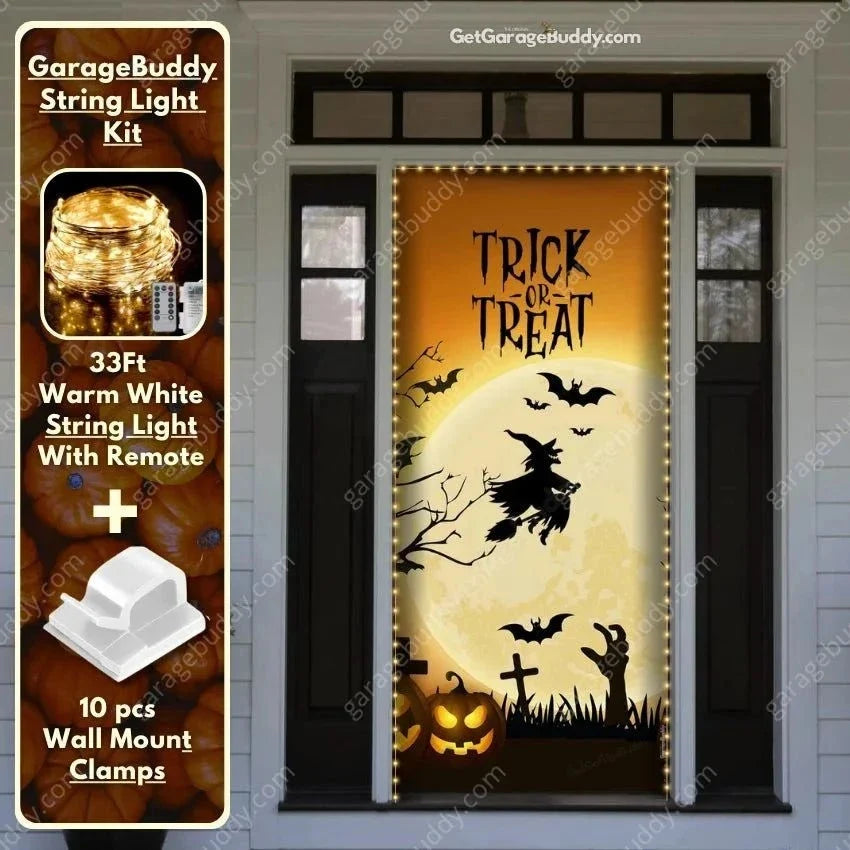 GarageBuddy Halloween Front Door Covers