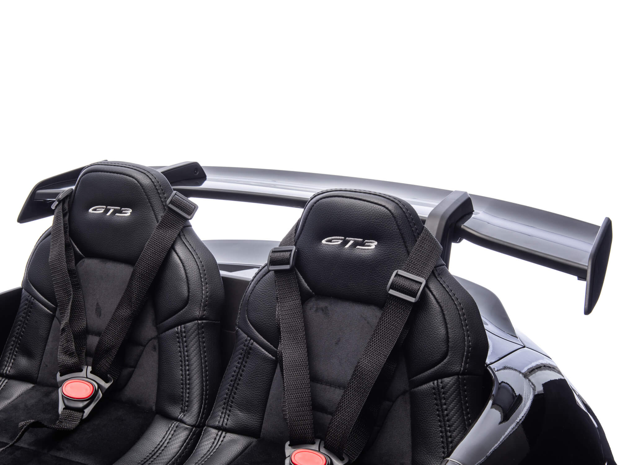 24V Porsche 911 GT3 Kids 2-Seater Ride On Car - Black