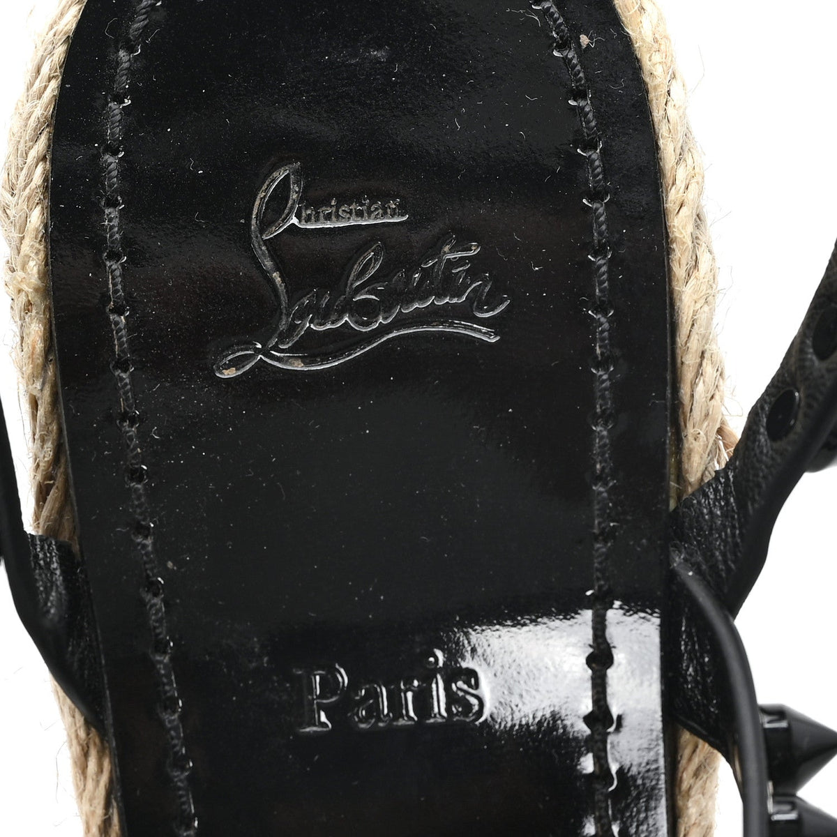 Patent Mafaldina 120 Wedge Sandals 41 Black