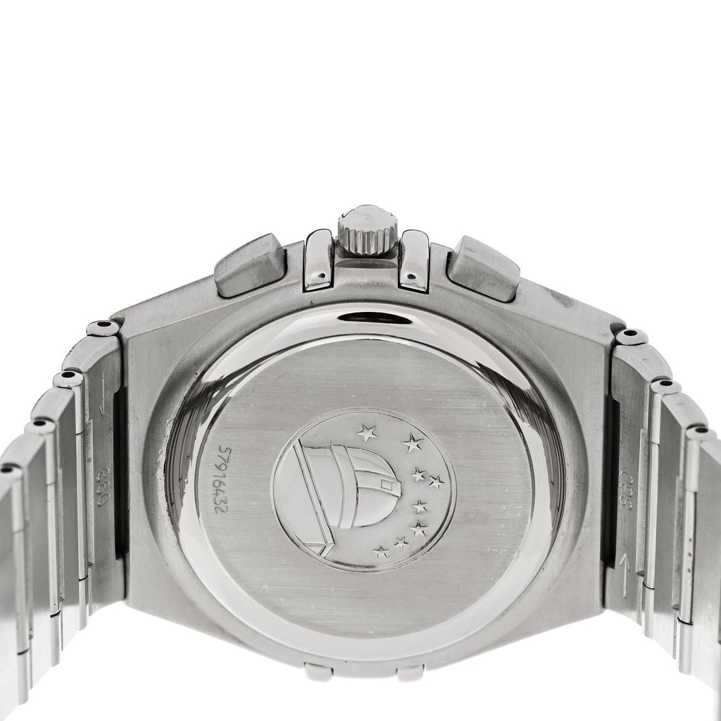 Stainless Steel 39mm Constellation Double Eagle Chronograph Quartz Watch White 1542.30.00