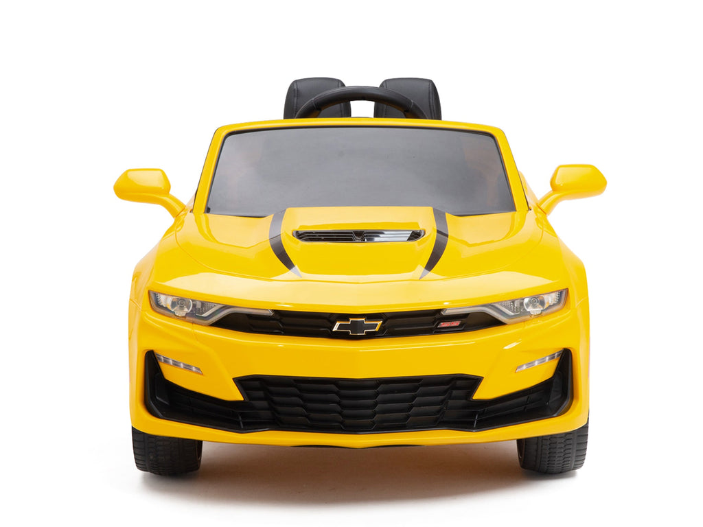 12V Chevrolet Camaro 2SS Kids Ride On Car with Remote Control - Yellow