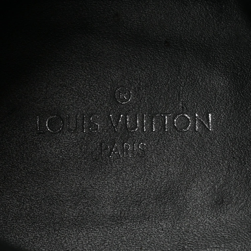Suede Calfskin Monogram Laureate Platform Desert Boots 38 Taupe