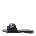 Technical Stretch Fabric Camouflage Dio(r)evolution Slide Sandals 38 Deep Blue