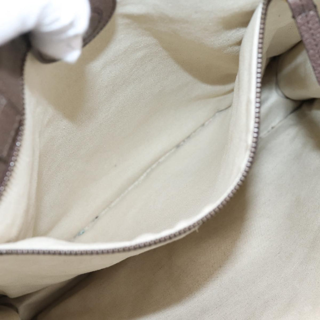 GUCCI GG Supreme Tote Bag PVC 2way Beige Gold 450950 Auth BA15961V