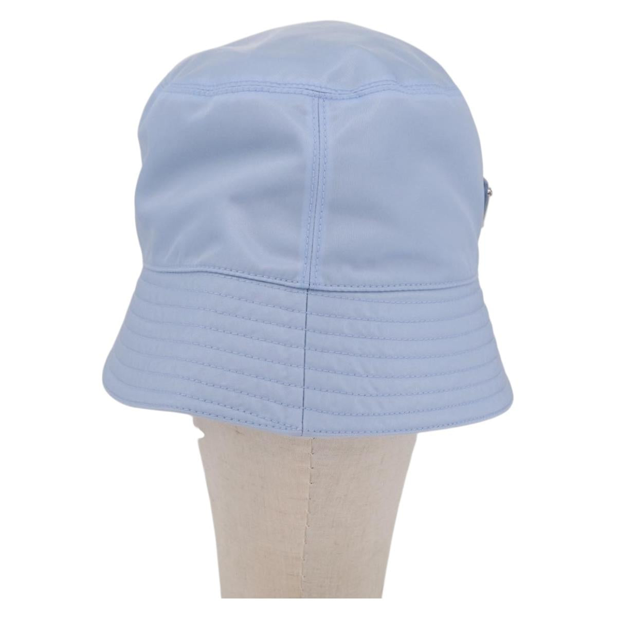 PRADA Bucket hat Hat Nylon S Light Blue Auth BA16460M