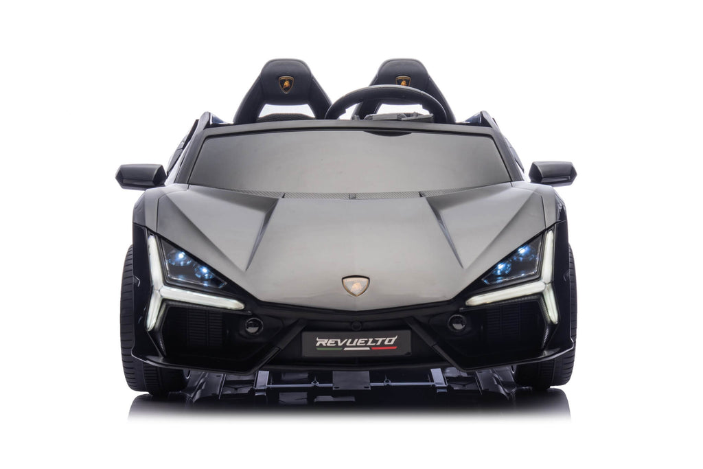 24V / 9 MPH Lamborghini Revuelto Two-Seater Kids Ride On Car – Black