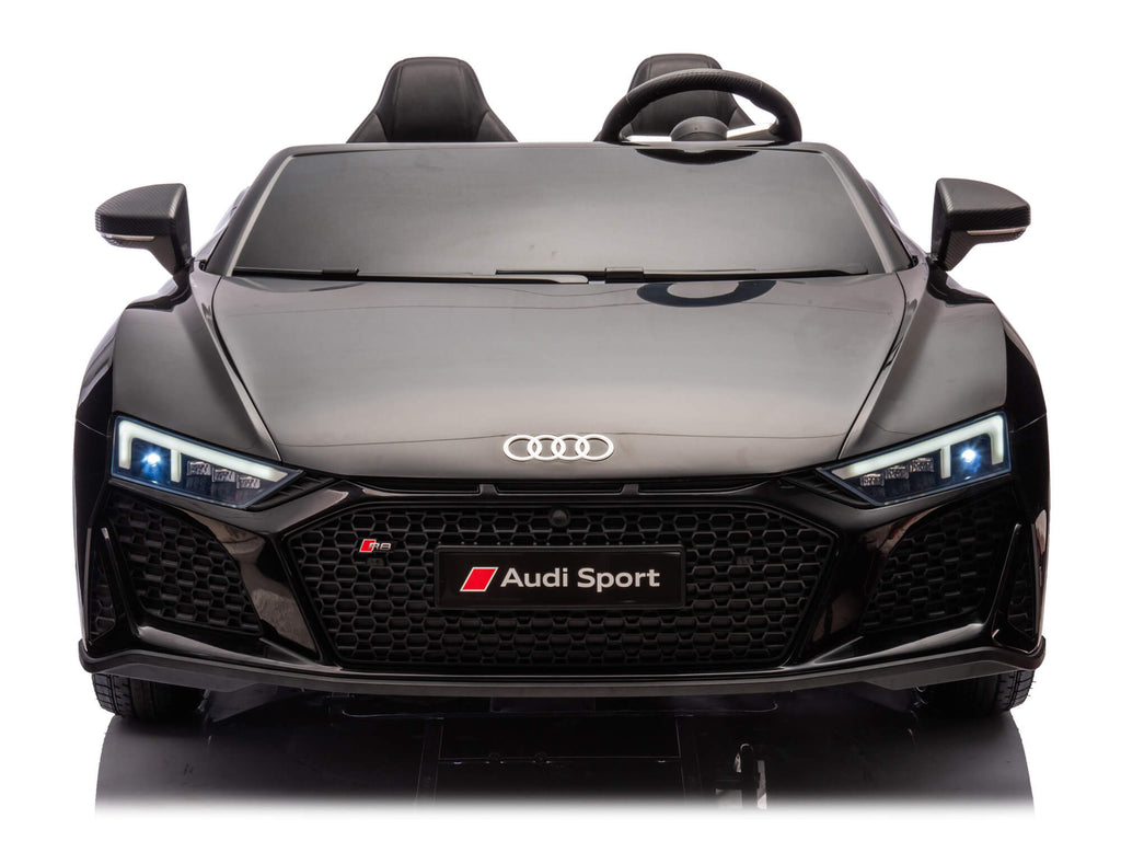 24V Audi R8 Spyder 2 Seater Ride on Car for Kids - Black